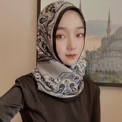 China 2020 Hot Sale MXCHAN SJH2109 New Woolen Malaysia Wool Headscarf Pattern Hijab for sale