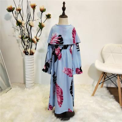 China Full set with fashion design for kids girl muslim dress MXCHAN long skirt children dress kids abayas southeast asian islamic girls clothing for sale