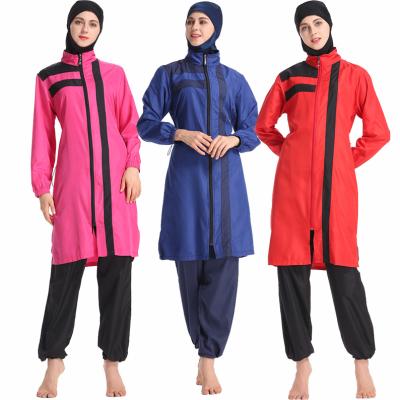 China Muslim winter hoodies women winter muslim hoodies suit three-piece suits woven fabric MXCHAN SJH2246 for sale