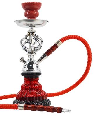 China Cheap 2 Hose Smoking Hookah Argileh Portable Goza Hookah Hubble-bubble Shisha Chicha Hookah Smoking Hookah for sale