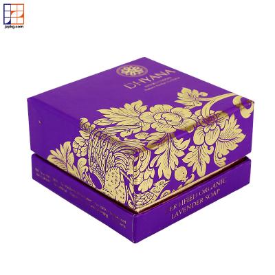 China Recyclable Custom Luxury Handmade Rose Soap Gift Paper Packaging Box for sale