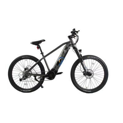 China 2022 Mountain Electric Bike Aluminum Alloy 500W Full Suspension Chinese Factory Customized Electric Bicycle 9 Speed for sale