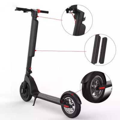 China X8 Big Battery Capacity Aluminum Kick Scooter For Europe 10 Inch Air Tire 45KM Long Distance Adult Electric Scooter for sale