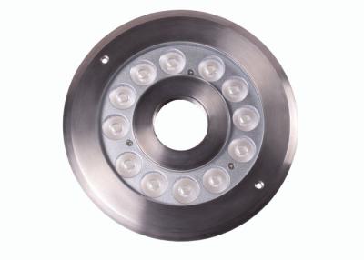 China Stainless Steel LED Fountain Pool Light , IP68 Ring DMX LED Underwater Light for sale