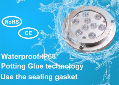 China IP68 Waterproof 316 Stainless Steel Underwater Boat Led Light for Marine Yacht for sale