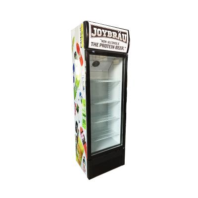 China 300L Single-temperature Commercial Vertical Bar Fridge, Beverage Fridge, Beverage Display Fridge for sale