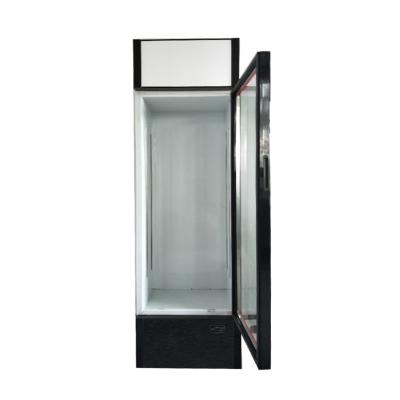 China Single glass commercial cooling fan cooling fan cooer display door cooler glass straight door for sale