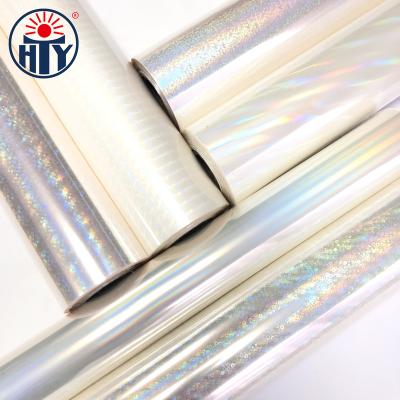 China Paper and Plastic HTY foils transparent holographic foil various patterns custom-made available for sale