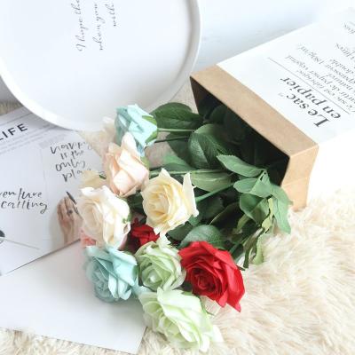 China Wholesale Versailles Rose Bouquet Fake Flower Artificial Flowers Home Wedding Decorative Artificial Decoration for sale