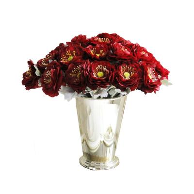 China decorative flowers & Wreaths Central Institute of Statistics Style Artificial Flowers Wedding Home Artificial Bouquets Of Roses Decoration Artificial Flowers for sale