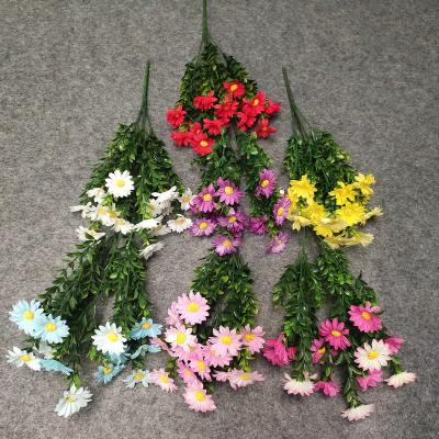 China Wholesale Cheap Artificial Flowers Silk Mini Silk Daisy Flower for Home Decoration for sale