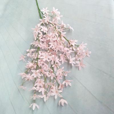 China decorative flowers & Braids Orchid Plant Wedding Decoration Artificial Flower Cheap Hanging Decor for sale