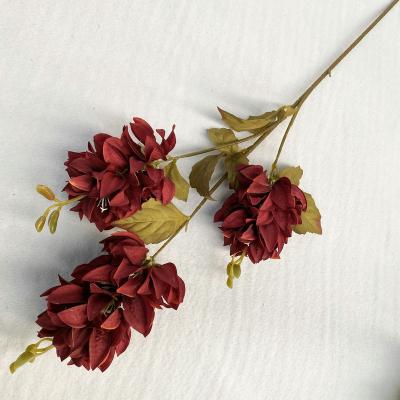 China SN-F-8208 Eco-friendly Materials Valentine's Day For Wedding Decoration Artificial Fake Flower Dried Decorative Flowers for sale