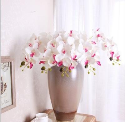 China Artificial Natural Touch Real Touch 7 Heads Orchid Flower For Wedding Home Decor for sale