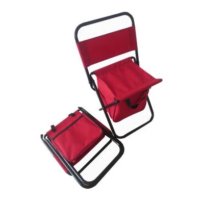 China Modern Wholesale New Design Backpack Folding Portable Detachable Stool With Cooler Bag For Fishing Chair for sale