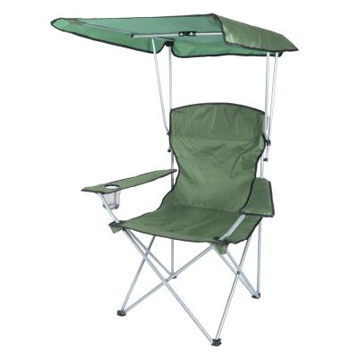 China Modern Outdoor Folding March Beach Chair Folding Blind Chair For Sports Camping And Picnics With Sunscreen Canopy for sale