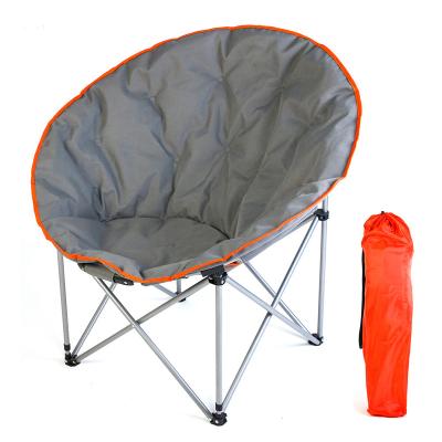 China High Quality Round Camping Carry Portable Fabric Replacement Moon Outdoor Easy-Carry Adult Ultralight Foldable Chair For Camping Relax for sale