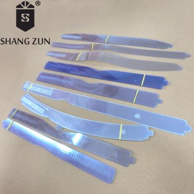 China High Quanlity Styling Accessories Wholesales PVC/PET Transparent Plastic Shirt Band Collar Plastic Band For Men for sale