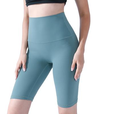 China ODE/OEM Breathable Seamless High Waist Shorts Suite Breathable Elastic Fitness Sports Training Workout Shorts for sale