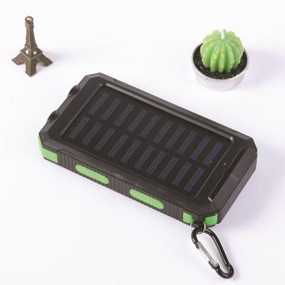 China 20000mah Outdoor Professional Waterproof Mountaineer LED Compass Power Bank Solar Power Bank Charger for sale