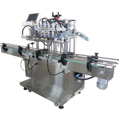 China Electric Glycerin Juice Filling Machine Food 4 Head Bottle Filler Two Head Automatic Gravity Nozzles for sale