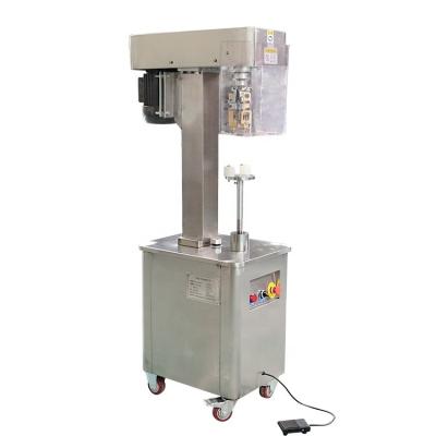 China Easy Operation Glass Bottle Alcohol Liquor Stelvin Wine Bottle Aluminum Screw Capping Machine for sale