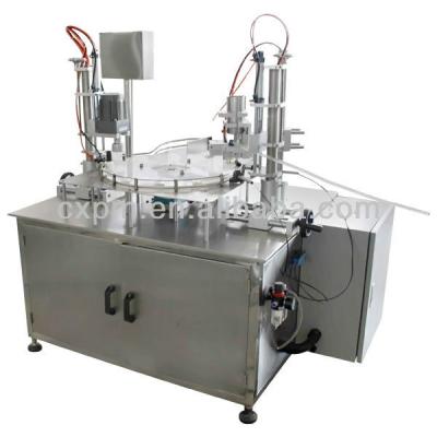 China Guangzhou CX Semi - Automatic Rotary Food Filling And Capping Machine for sale