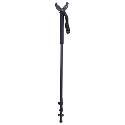 China Aluminum Shooting Stick - Compact, Air Rifle Monopod Adjustable Telescopic Shooting Stick/Walking Stick with Compact Wrist Strap for sale