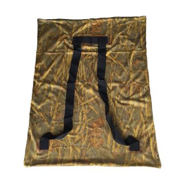 China 100% Polyester Hunting Camouflage Mesh Decoy Bag for sale