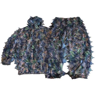 China Hunting Sports 3D Leaf Ghillie Set Hunting Camouflage Clothing for sale