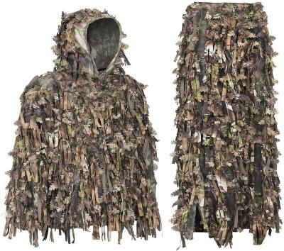 China Camouflage Super Quality 3D Camouflage Light Weight Hybrid Clothing Outdoor Gear Camouflage Ghillie Suit for sale