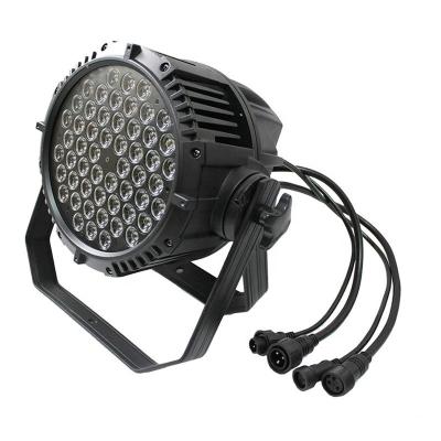 China Par 64 LED RGBW LANDSCAPE 54x3w Waterproof Outdoor Par Effect Disco DMX512 DJ Stage Lighting for sale