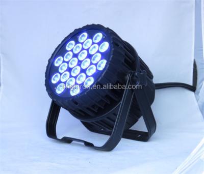 China Outdoor Residential IP65 Led Par 64 RGBWAP 6IN1 24*18W Led Par Light for sale