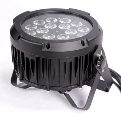 China Flat thin led sports stadiums dmx 18x10w rgbw 4in1 par light outdoor wedding for sale