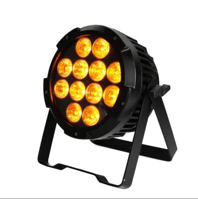 China Theme Park Outdoor Rechargeable 6in1 RGBWAUV 12*18w LED Par DMX Battery Operated Flat Light for sale