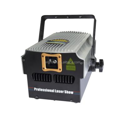 China 6W RGB Laser Projector Stage Animation Light 40Kpps ILDA Small Beam Full Color Laser BRLD--RGB6000V2 for sale