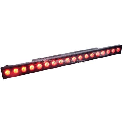 China Dimmer dreamy color rgbw 18x10w led bar strip 18*10w ​​led wall washer lights with powercon in/out for sale