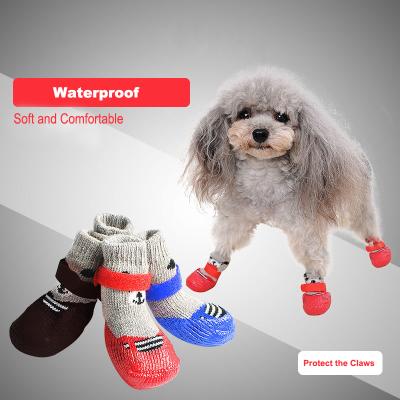 China Viable Hot Sale Anti-Slip Puppy Dogs Soft Comfortable Pet Paw Protectors, Grippy Socks For Indoor Outdoor Dogs for sale