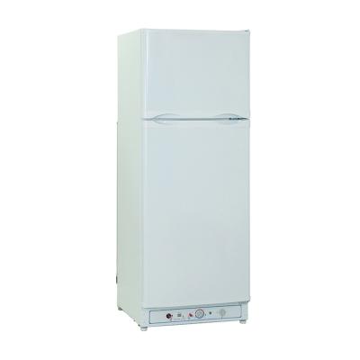 China White Gas Powered Absorption Smad Double Door 280L Absorption Fridge Prices for sale