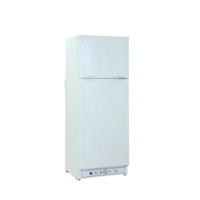 China Absorption Double Door Absorption Fridge For LPG 12v Electric Caravan for sale