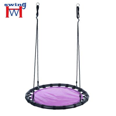 China Adults Outdoor Giant Round Tree Kids Play Nest Swing Hanging Bed With Adjustable Ropes for sale