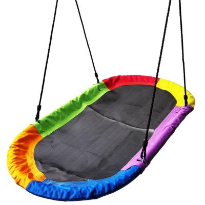 China Super Comfortable Top Selling Guaranteed Quality Safe Giant Oval Deck Swing for sale