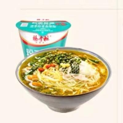 China Spicy And Sweet Korean Cup Instant Noodles Combination With Vermicelli Rattan Pepper Flavor for sale