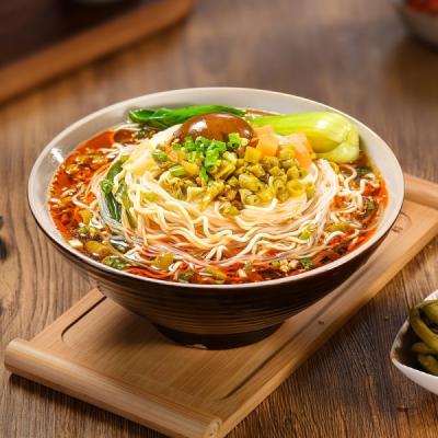 China Spicy Sweet Korean Instant Noodles Bowl With Fragrant Spicy Sour Bean Flavor Instant Vermicelli Combination for sale