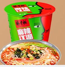 China JiangHu non fried ramen instant noodles With Sour And Spicy Flavor Customized Products Acceptable for sale