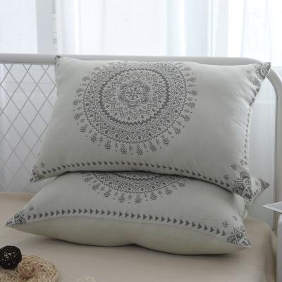 China PORTABLE Pillow Case Decoration Supplies Custom Cotton Printing Cushion Pillow Cover for sale