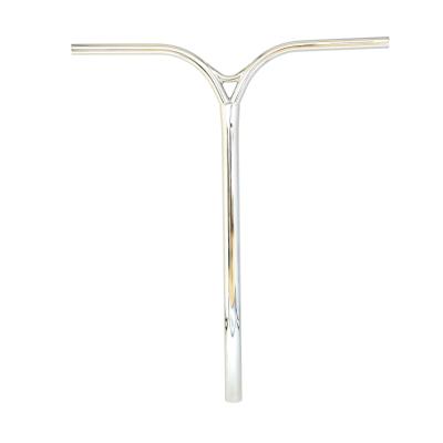 China 4130 two wheel T bar 4130 Chromoly stunt scooter high quality chromoly two piece handle bar for kick scooter for sale