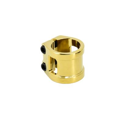 China 6061-T6 Alloy CNC Machined OEM Custom Alloy 6061-T6 Scooter Aluminum Accessories Clamp New Model Stunt Scooter Clamp for sale