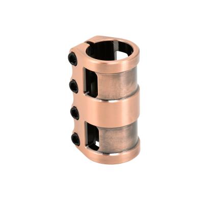 China Factory Price CNC Machined Alloy 6061-T6 Custom Size 35.1Mm/28.7Mm Kick Scooter Clamp Stunt Scooter Accessories Clamp for sale