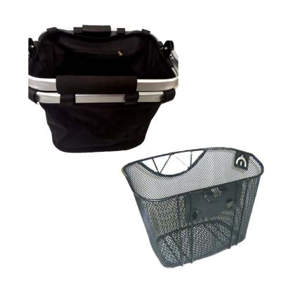 China Good Selling Customized Portable Bike Basket With New Design Style Of Bicycle Accessories Front Basket for sale